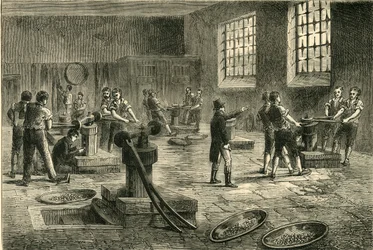 Møntens indre, c1872.