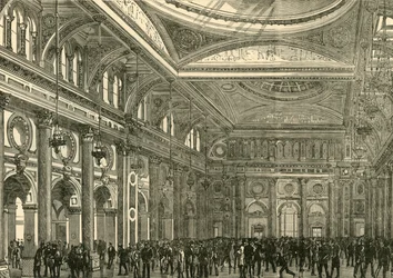 Interiør af Royal Exchange, 1898.