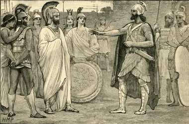 Interview mellem Agesilaus og Pharnabazus, 1890.