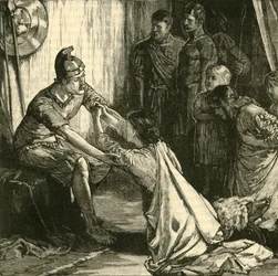 Interview mellem Coriolanus og hans kone og mor, 1890.