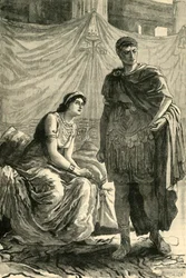 Interview mellem Octavian og Cleopatra, 1890.