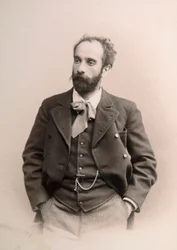 Isaak Levitan, russisk kunstner, c1880