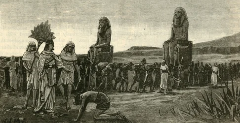 Israeliter og deres opgavemestere, 1890.