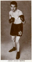 Jack Kid Berg, engelsk bokser, 1938
