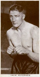 Jack Petersen, walisisk bokser, 1938