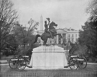 Jackson Statue, Lafayette Square, Washington, D.C., c1897.