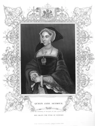 Jane Seymour, tredje hustru til Henry VIII, c1536, 1800-tallet