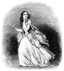 Jenny Lind, sopran kendt som den svenske nattergal, 1848