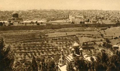 Jerusalem fra Oliebjerget, c1918-c1939.