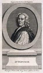 Johann Christoph Pepusch, tysk komponist og musikteoretiker, c 1725