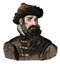 Johann Gutenberg, tysk metalarbejder og opfinder, 1500-tallet, 1870.