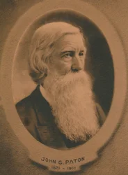 John Gibson Paton 1824-1907, skotsk født protestantisk missionær, c1910