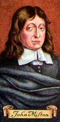 John Milton, taget fra en række cigaretkort, 1935