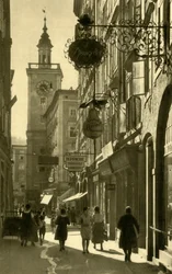 Judengasse, Salzburg, Østrig, c1935.