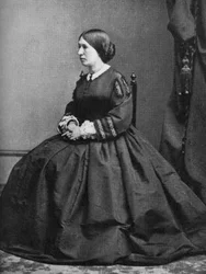 Julia Grant, hustru til den amerikanske præsident Ulysses S Grant, slutningen af det 19. århundrede, 1908