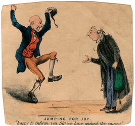Jumping for Joy - glad for at kunne informere dig Sir, vi har vundet sagen!