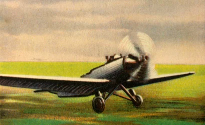Junkers L 50 Junior fly, 1932.