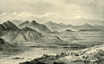 Kabul, ser mod nord fra bakken over den britiske lejr ved Beni Hissar, 8. oktober 1879, 1901.