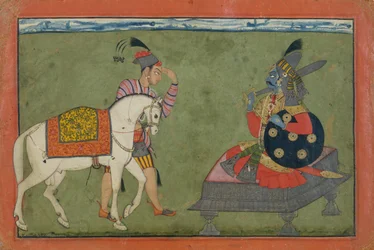 Kalki-avatar, Vishnus fremtidige inkarnation, ca. 1700-1710.