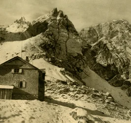 Karlsbaderhütte, Lienz Dolomitterne, Østrig, c1935.