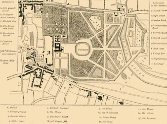 Kensington i 1764, c1876.