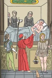 Ketham: Fasciculus Medicinae, Venedig, 1493, The Treatment Of The Plalauge, c1493