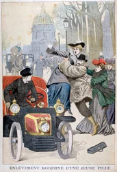 Kidnapning af en ung kvinde i Paris, 1902