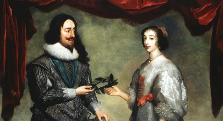 Kong Charles I 1600-1649 og Dronning Henrietta Maria 1609-1669