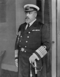 Kong Edward VII, som lystsejler, 1910