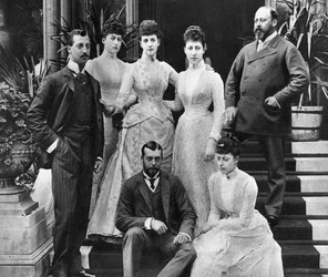 King Edward VIIs familie, Marlborough House, London, c1890 1935