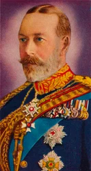 Kong George V i uniformen af oberst-in-chief af Royal Horse Guards Blues, 1935