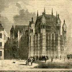 Kong Henrik VIIs kapel, 1881.