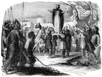 Frankernes konge bliver båret på et skjold, 1882-1884