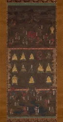 Kumano Shrine Mandala, begyndelsen af det 14. århundrede.