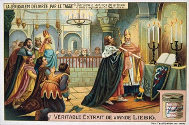 La Jerusalem delivree par le Tasse, Thanksgiving-gudstjeneste i Den Hellige Gravs Kirke