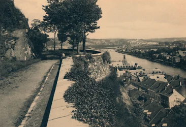Maas set fra Citadellet, c1900