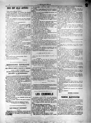 Avisen La Republique Sociale af 13. oktober 1881