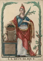 La République Allegoriske Figur af Den Franske Republik, 1793.