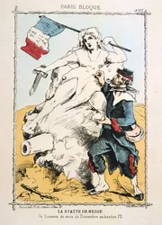 Snestatuen, 1870-1871