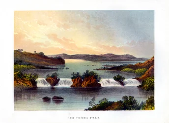 Victoria-søen Nyanza, c1840-1900
