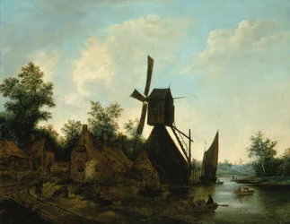 Landskabsvindmølle, 1600-tallet.