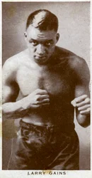 Larry Gains, canadisk bokser, 1938