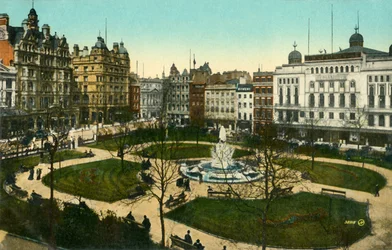 Leicester Square, London, c1910.