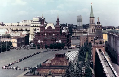 Lenins mausoleum, Den Røde Plads, Moskva, 1980