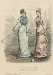Sæsonens mode, Illustreret Tidsskrift for Familien, 1880.