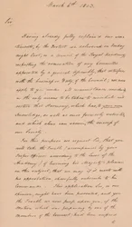 Brev til Benjamin West, præsident for Royal Academy, 1803 1904