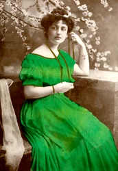 Lilian Braithwaite 1873-1948, engelsk skuespillerinde, 1907