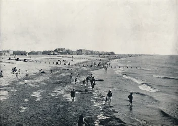 Littlehampton - Padling at Low Water, 1895
