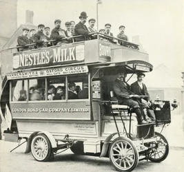 London dampbus, c1900, 1947.