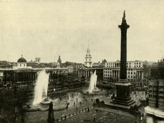 Londons bedst kendte plads, c1948.